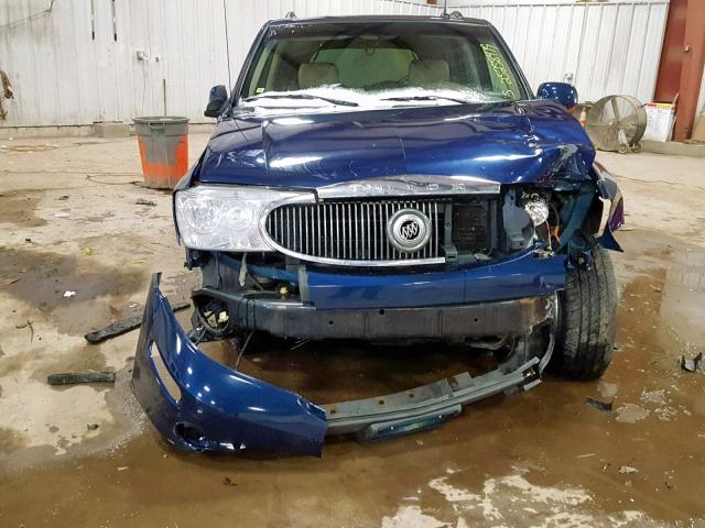 5GADT13S442328688 - 2004 BUICK RAINIER CX BLUE photo 9