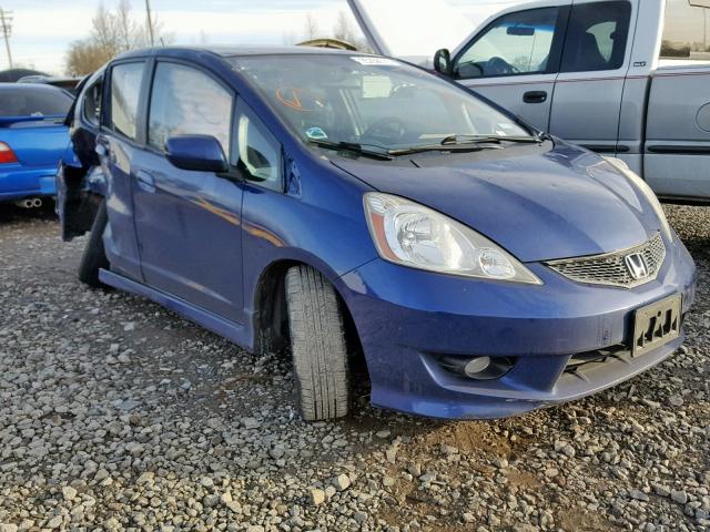 JHMGE8G48AS023229 - 2010 HONDA FIT SPORT BLUE photo 1