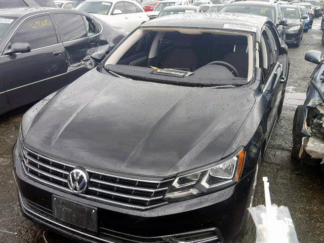 1VWAT7A31GC029364 - 2016 VOLKSWAGEN PASSAT S BLACK photo 2