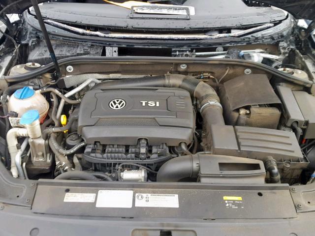 1VWAT7A31GC029364 - 2016 VOLKSWAGEN PASSAT S BLACK photo 7