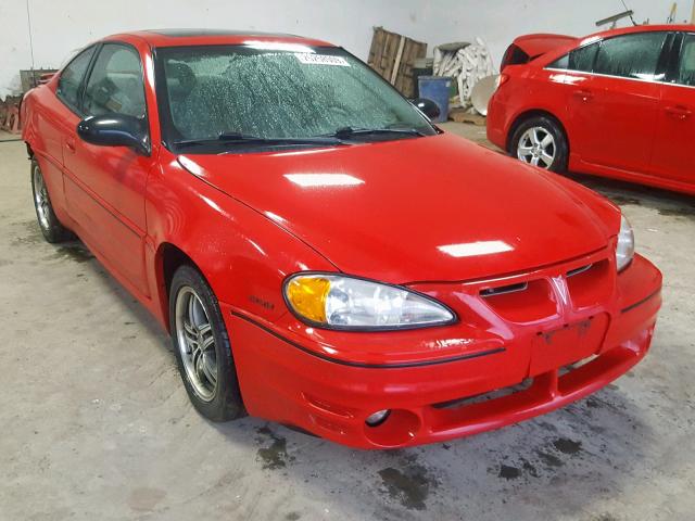 1G2NW12E94M670491 - 2004 PONTIAC GRAND AM G RED photo 1