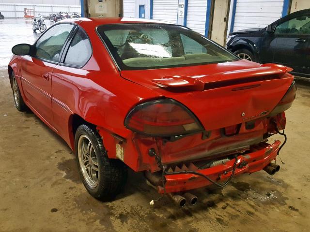 1G2NW12E94M670491 - 2004 PONTIAC GRAND AM G RED photo 3