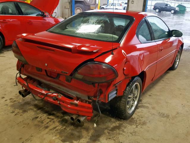 1G2NW12E94M670491 - 2004 PONTIAC GRAND AM G RED photo 4