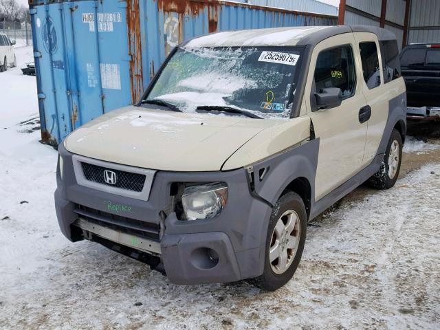 5J6YH186X5L001439 - 2005 HONDA ELEMENT EX TAN photo 2