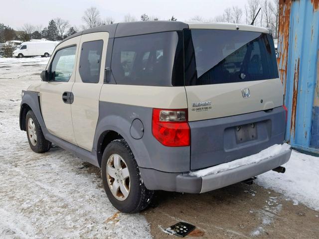 5J6YH186X5L001439 - 2005 HONDA ELEMENT EX TAN photo 3