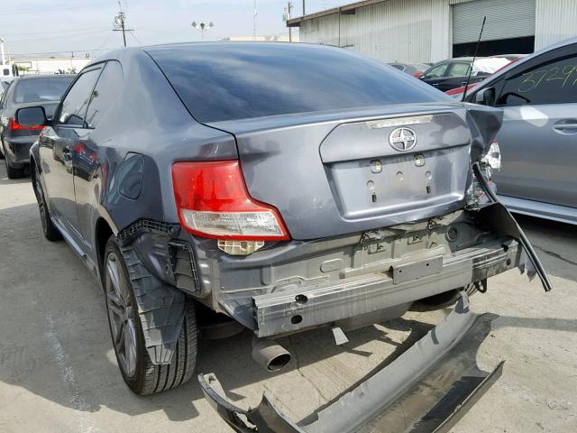 JTKJF5C74C3027707 - 2012 TOYOTA SCION TC SILVER photo 3