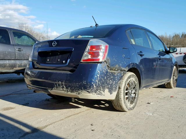 3N1AB61EX9L642594 - 2009 NISSAN SENTRA 2.0 BLUE photo 4