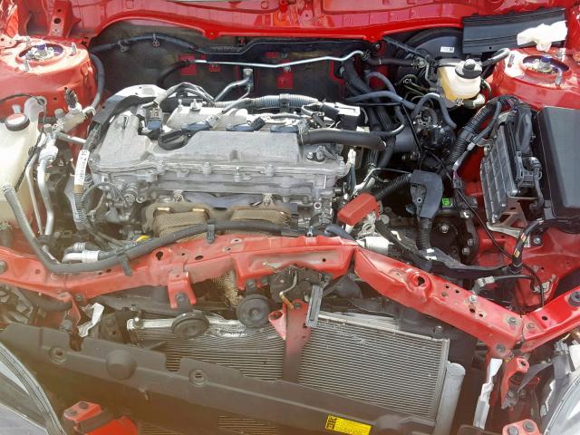 JTKJF5C73FJ004144 - 2015 TOYOTA SCION TC წითელი ფოტო 7