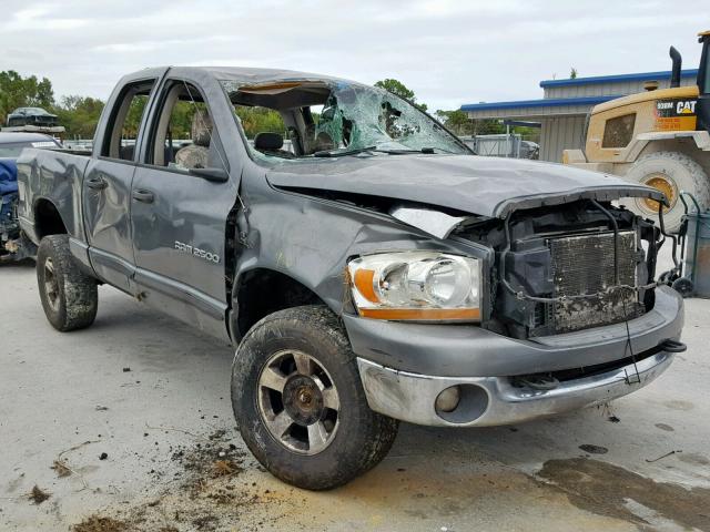 3D7KS28CX6G194740 - 2006 DODGE RAM 2500 S GRAY photo 1