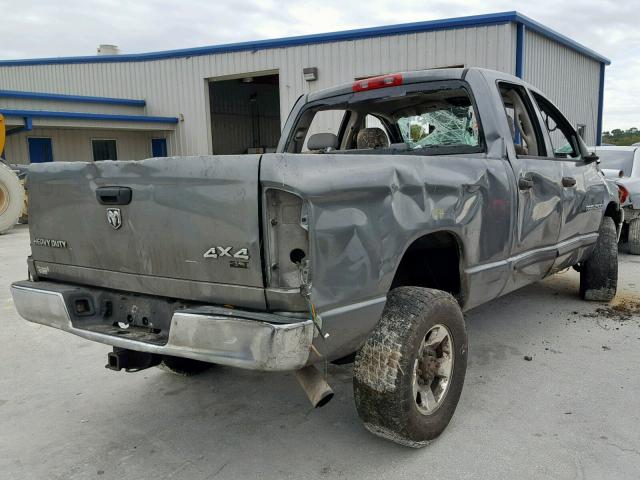 3D7KS28CX6G194740 - 2006 DODGE RAM 2500 S GRAY photo 4