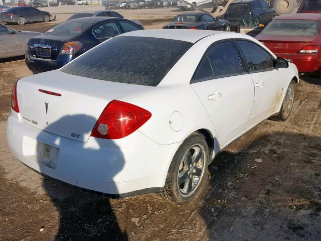 1G2ZH57N184230976 - 2008 PONTIAC G6 GT WHITE photo 4