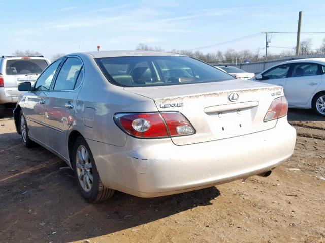 JTHBF30G520059603 - 2002 LEXUS ES 300 BEIGE photo 3