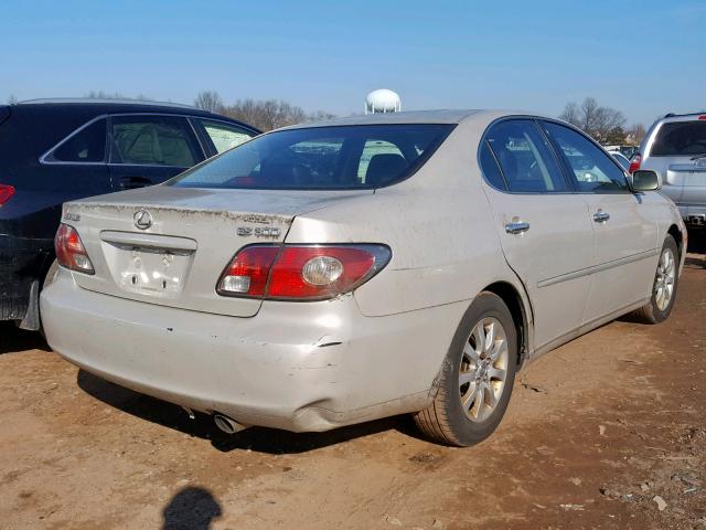 JTHBF30G520059603 - 2002 LEXUS ES 300 BEIGE photo 4