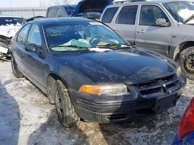 1B3EJ46X6WN229942 - 1998 DODGE STRATUS BLACK photo 1