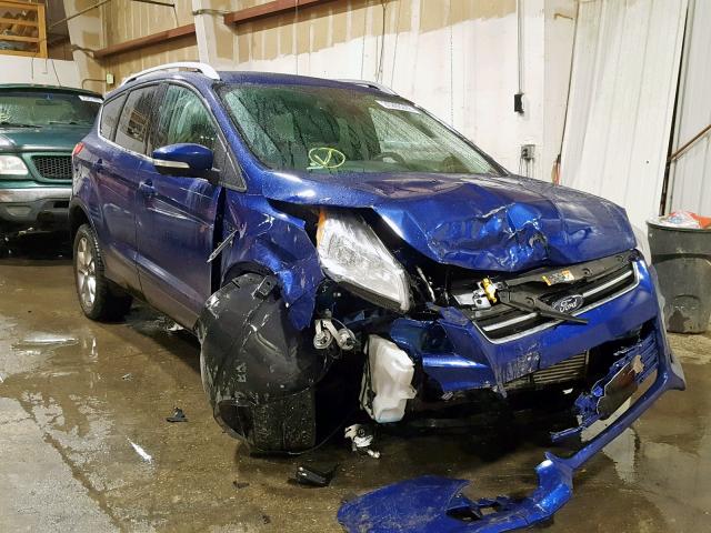 1FMCU9J90EUA60746 - 2014 FORD ESCAPE TIT BLUE photo 1