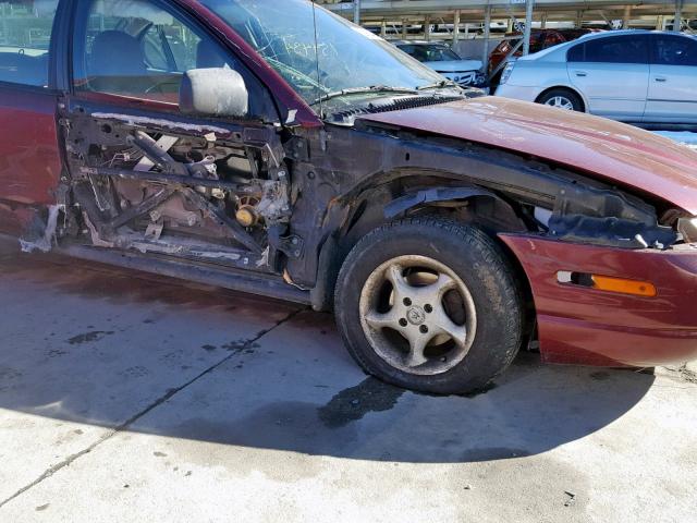 1G8ZH54822Z172729 - 2002 SATURN SL1 MAROON photo 9