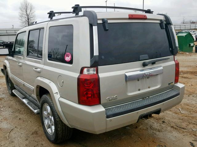 1J8HG58P67C534084 - 2007 JEEP COMMANDER TAN photo 3