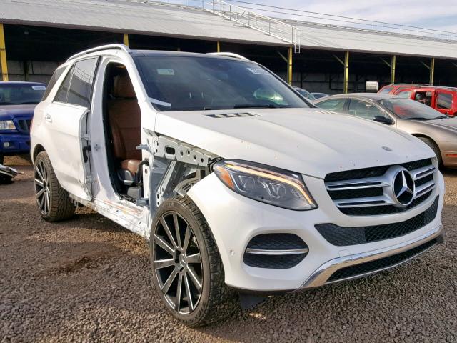 4JGDA5HB5HA814079 - 2017 MERCEDES-BENZ GLE 350 4M WHITE photo 1