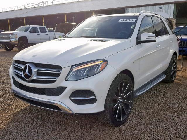 4JGDA5HB5HA814079 - 2017 MERCEDES-BENZ GLE 350 4M WHITE photo 2