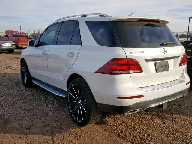 4JGDA5HB5HA814079 - 2017 MERCEDES-BENZ GLE 350 4M WHITE photo 3