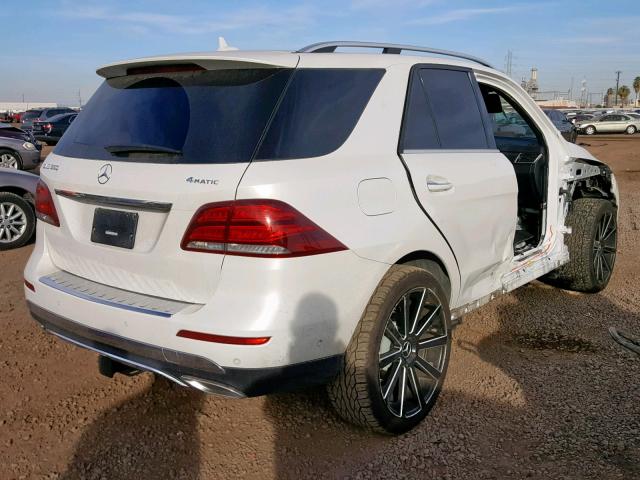 4JGDA5HB5HA814079 - 2017 MERCEDES-BENZ GLE 350 4M WHITE photo 4