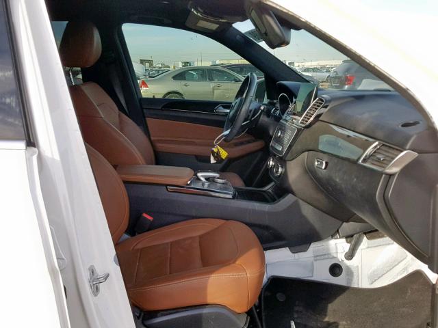 4JGDA5HB5HA814079 - 2017 MERCEDES-BENZ GLE 350 4M WHITE photo 5