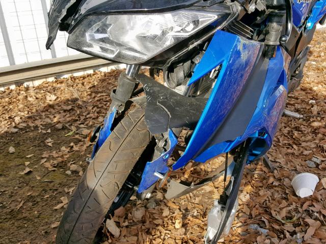 JKAEX8A18HDA33403 - 2017 KAWASAKI EX300 A BLUE photo 9