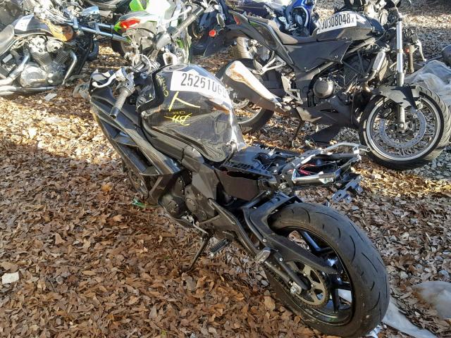 JKAEXEE11GDA22119 - 2016 KAWASAKI EX650 E BLACK photo 3