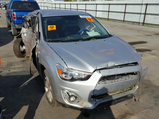 4A4AP4AU1EE017384 - 2014 MITSUBISHI OUTLANDER SILVER photo 1