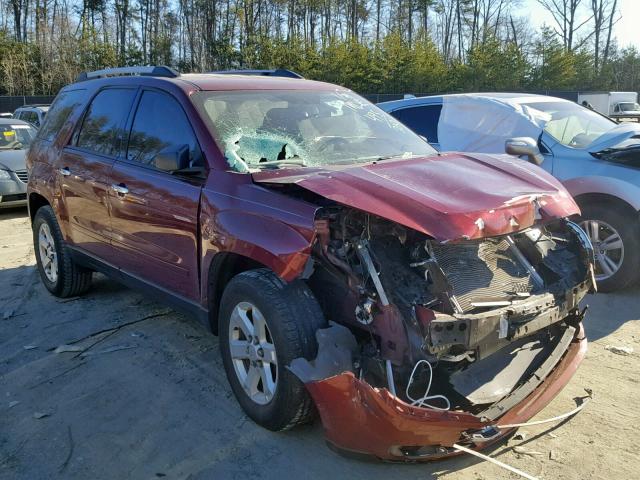 1GKKVNEDXFJ278351 - 2015 GMC ACADIA SLE BURGUNDY photo 1