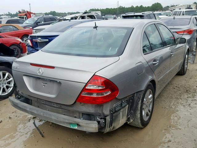 WDBUF65J14A399178 - 2004 MERCEDES-BENZ E 320 SILVER photo 4