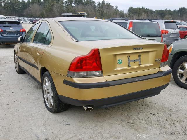 YV1RS53D322094941 - 2002 VOLVO S60 T5 GOLD photo 3