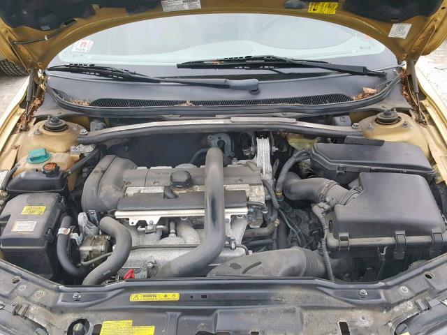 YV1RS53D322094941 - 2002 VOLVO S60 T5 GOLD photo 7