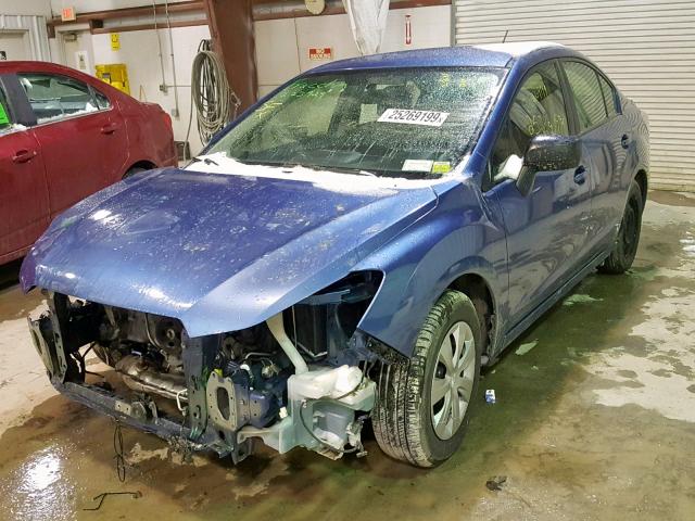 JF1GJAA64FH009322 - 2015 SUBARU IMPREZA BA BLUE photo 2