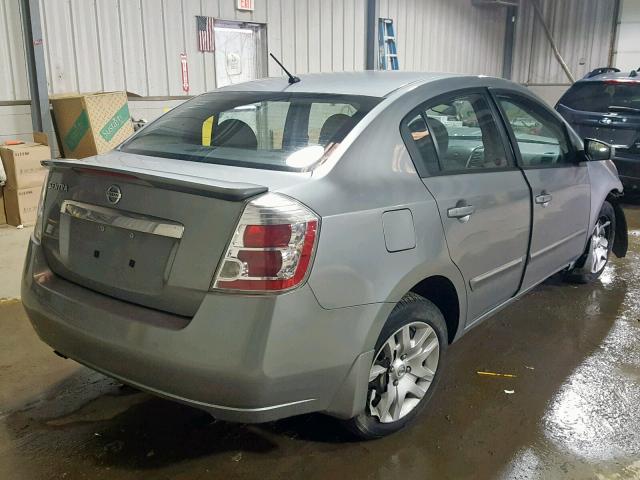 3N1AB6AP7CL765777 - 2012 NISSAN SENTRA 2.0 GRAY photo 4