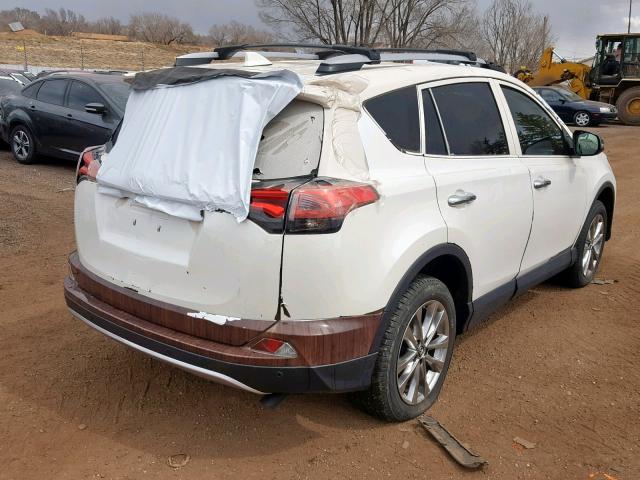 JTMDJREV1HD076385 - 2017 TOYOTA RAV4 HV LI WHITE photo 4