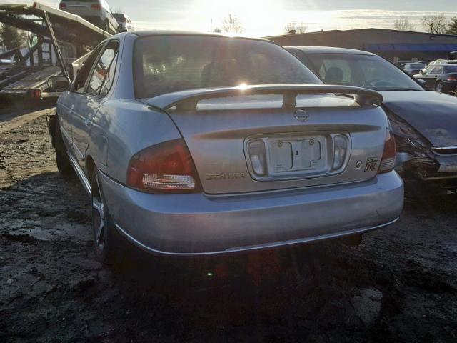 3N1AB51D03L720518 - 2003 NISSAN SENTRA SE- SILVER photo 3