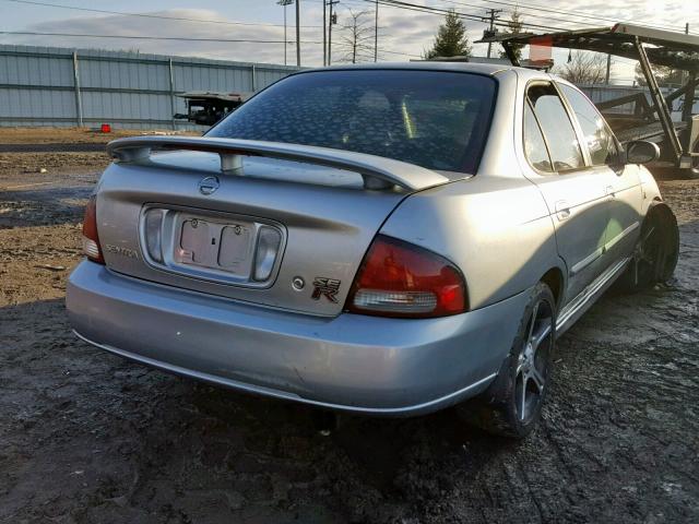 3N1AB51D03L720518 - 2003 NISSAN SENTRA SE- SILVER photo 4