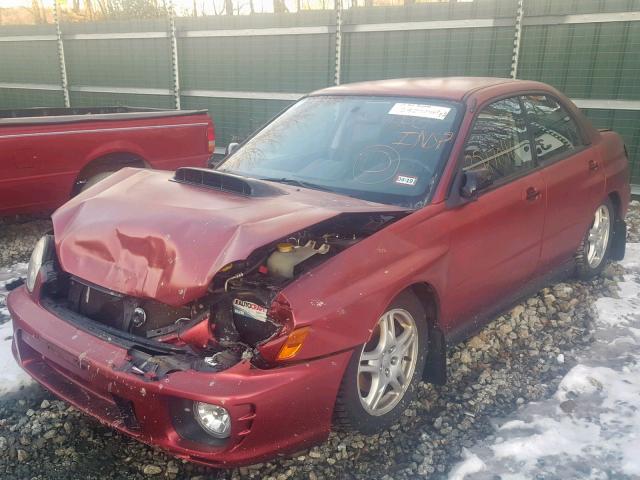 JF1GD29692G524320 - 2002 SUBARU IMPREZA WR RED photo 2