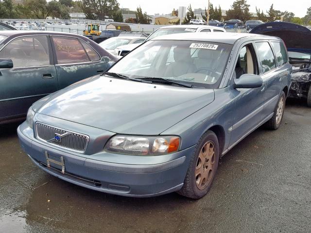 YV1SW58D812053590 - 2001 VOLVO V70 2.4T GREEN photo 2