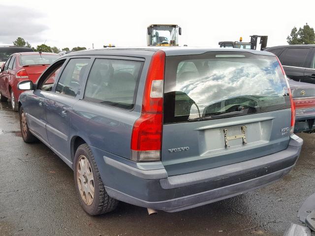 YV1SW58D812053590 - 2001 VOLVO V70 2.4T GREEN photo 3