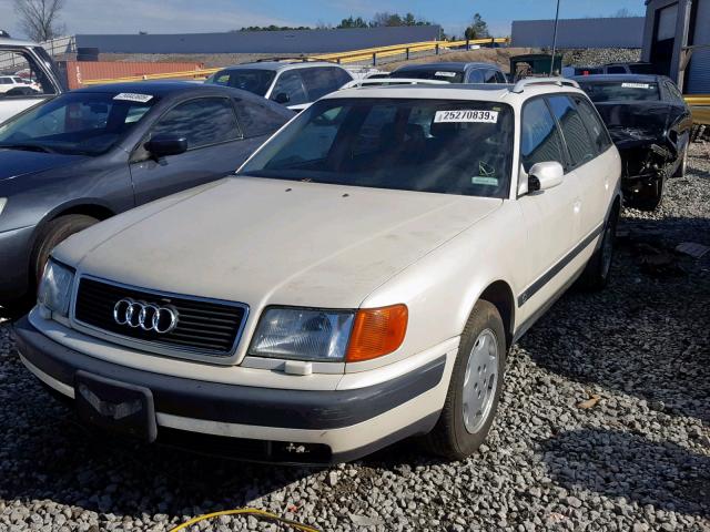 WAUFJ84A3PN051883 - 1993 AUDI 100 CS QUA WHITE photo 2