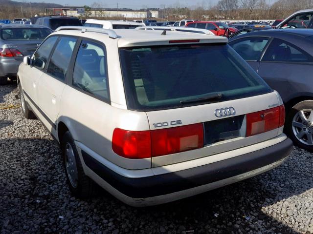 WAUFJ84A3PN051883 - 1993 AUDI 100 CS QUA WHITE photo 3