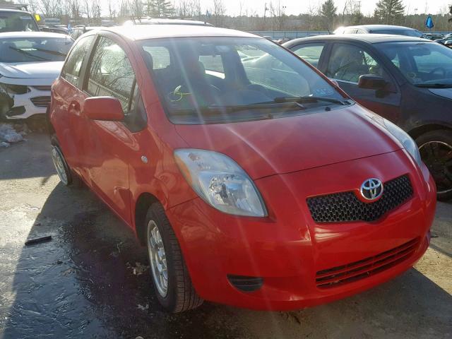 JTDJT923585189153 - 2008 TOYOTA YARIS RED photo 1