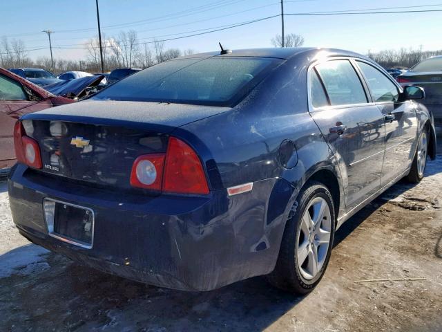 1G1ZB5EB9AF308106 - 2010 CHEVROLET MALIBU LS BLUE photo 4