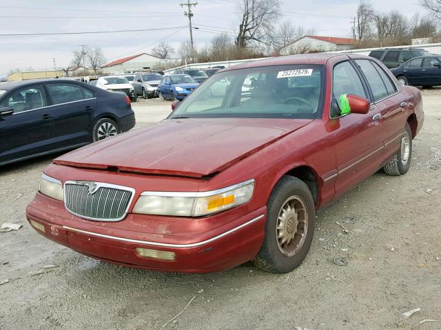 2MELM75W7VX621072 - 1997 MERCURY GRAND MARQ RED photo 2