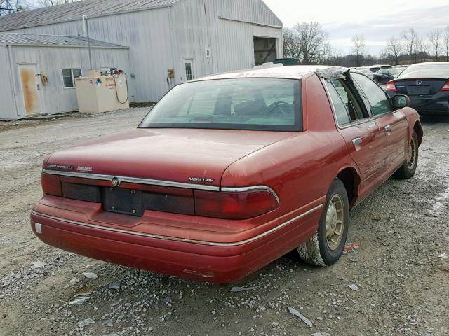 2MELM75W7VX621072 - 1997 MERCURY GRAND MARQ RED photo 4