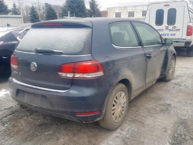 WVWAB7AJ4AW215183 - 2010 VOLKSWAGEN GOLF 灰色 照片 4
