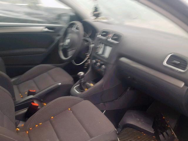 WVWAB7AJ4AW215183 - 2010 VOLKSWAGEN GOLF 灰色 照片 5