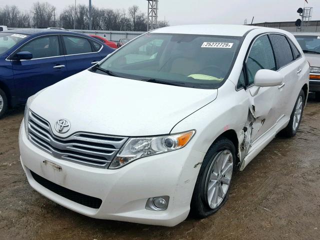 4T3ZA3BB3BU054735 - 2011 TOYOTA VENZA BASE WHITE photo 2